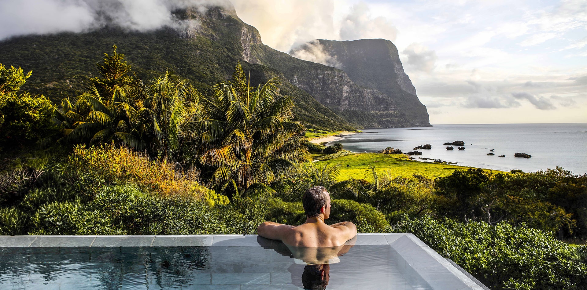 Man in the Infinity Pool